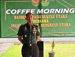 Dandim 0423/BU Undang Insan Pers Wilayah Bengkulu Utara  Koffee Morning  Ngobrol Santai