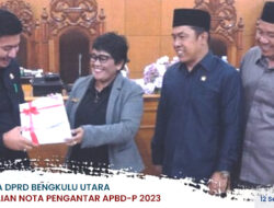 Paripurna DPRD BU, Penyampaian Nota Perubahan APBD 2023