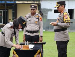 Upacara Serah Terima Jabatan Dan Kapolsek Dilingkungan Polres Bengkulu Utara