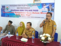 Pemerintah Desa Kedu Baru Gelar Pelatihan Meningkatkan Kompetensi Guru Dalam Mendidik Anak Usia Dini 