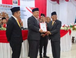 Momen Pengucapan Sumpah/Janji Anggota DPRD kabupaten Bengkulu Utara Masa Jabatan 2024 -2029