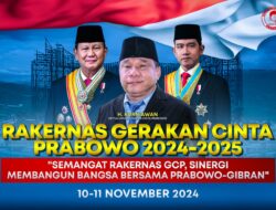 Gerakan Cinta Prabowo Siap Rakernas Pertama di Sentul