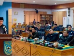 Rapat Paripurna Jawaban Pemerintah Daerah Atas Pandangan Umum Fraksi DPRD Kabupaten Bengkulu Utara