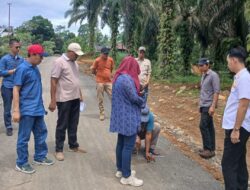 Proses PHO Pekerjaan Peningkatan Jalan Desa Wonoharjo Sukses Dilaksanakan