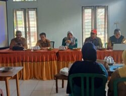 Pemerintah Desa Gunung Agung Gelar Monitoring dan Evaluasi Pembangunan Desa 2025
