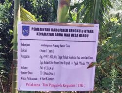 Kartoyo PJ Desa Gardu : Dukungan Dan Kerjasama Adalah Dasar Sukses Pembangunan Desa