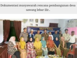 Jahan Nudin: Kegiatan Pembangunan Desa Sawang Lebar ILir Sudah Sesuai Regulasi Dan Acuan Yang Ada