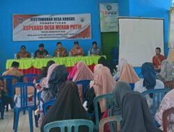 Dalam Rangka Mendorong Kemandirian Desa Swasembada Pangan Desa Air Putih Bentuk Koperasi MP