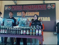 konferensi pers: Kabag OPS Polres Bengkulu Utara Sampai Hasil Pekat Tahun 2025