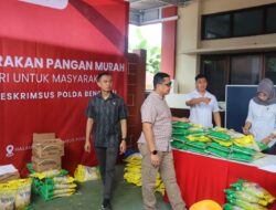 Ditreskrimsus Polda Bengkulu Gelar Gerakan Pangan Murah untuk Bantu Masyarakat Bengkulu