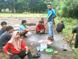 Pemdes Durian Daun Kecamatan Lais Bengkulu Utara Jum’at Bersih Bertemakan Menyambut HUT RI ke – 80