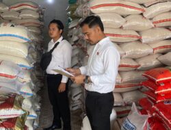 Polres Bengkulu Utara Melakukan Giat Pemantauan Harga Beras Dan Stok Beras Di kota Argamakmur