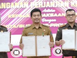 Bupati Bengkulu Utara Hadiri Penandatanganan MoU Dan PKS Penerapan Pidana Sosial