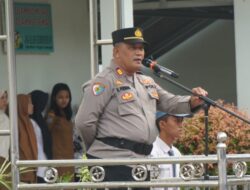 Police Go To School, Polres Bengkulu Utara dan Polsek Jajaran Pimpin Upacara Bendera di Sekolah-Sekolah