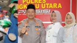 Oknum Pimpinan Media Ajak Anaknya Ambil Takjil Di polres BU Diduga Bukan Wartawan