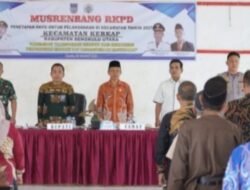 Anggota Komisi III DPRD BU Hermedi Rian Menghadiri Musrenbangcam kecamatan Kerkap