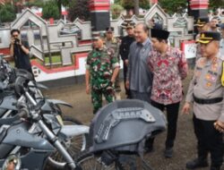 Ketua DPRD BU Parmin Mendampingi Bupati Dalam Apel Pasukan Oprasi Ketupat Nala 2026