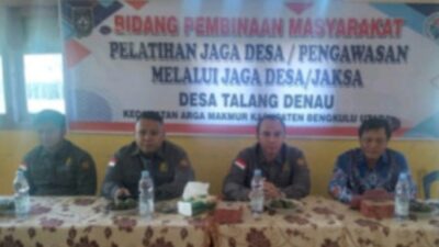 Program Jaksa Garda Desa Perkuat Pendampingan dan Akuntabilitas Tata Kelola Dana Desa Talang Denau