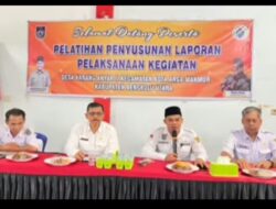 Pemdes karang Anyar ll Kecamatan Kota Argamakmur Melaksanakan Pelatihan Penyusunan Laporan LPPDesa