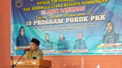 Pemdes Batiknau Menjadi Tuan Rumah Pembinaan Tim PKK Desa Durian Amparan Dan Ulak Tanding