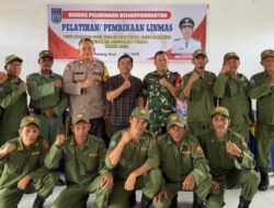 Tingkatkan Keamanan Dan Kenyamanan Masyarakat Pemdes Karang Suci Gelar Pelatihan LINMAS