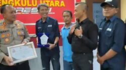 Perkuat Sinergitas Polres Bengkulu Utara Raih Penghargaan Dari JMSI