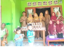 Program pembangunan Desa Pagaruyung Bersama Puskesmas Batiknau Salurkan PMT Balita Dan Lansia