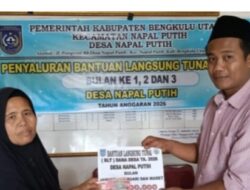 Pemdes Napal Putih Melaksanakan Pembagian BLT DD Periode bulan Maret April Mei Tahun 2026