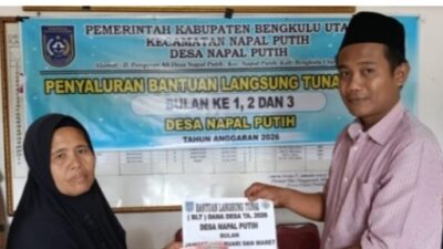 Pemdes Napal Putih Melaksanakan Pembagian BLT DD Periode bulan Maret April Mei Tahun 2026