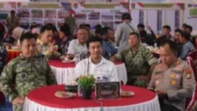 Bupati Arie Menghadiri Peresmian 1061 KDKMP Oleh Presiden Rl Dari Titik Kumpul Desa Arga Mulya
