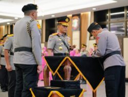 Kapolri Pimpin Pelantikan dan Sertijab Sejumlah PJU Mabes Polri dan Kapolda