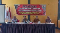 Pemdes Air Padang Mengelar Pelatihan Penyusunan RKPDes, Hingga Penginputan Ke Sistem SIPD