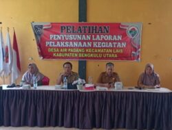 Pemdes Air Padang Mengelar Pelatihan Penyusunan RKPDes, Hingga Penginputan Ke Sistem SIPD