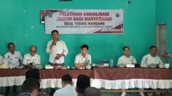 Pemdes Tebing Kandang Gelar Pelatihan Sosialisasi Hukum Bagi Masyarakat Tahun Anggaran 2026