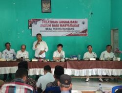 Pemdes Tebing Kandang Gelar Pelatihan Sosialisasi Hukum Bagi Masyarakat Tahun Anggaran 2026