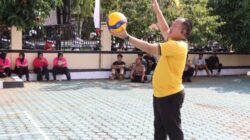 Turnamen Voli Internal Digelar Polres Bengkulu Utara Untuk Menyambut Hari Bayangkara Ke-80