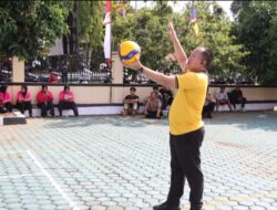 Turnamen Voli Internal Digelar Polres Bengkulu Utara Untuk Menyambut Hari Bayangkara Ke-80
