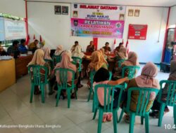 Pemdes Bumi Harjo Kecamatan Pinang Raya Menggelar Pelatihan Kader Posyandu Tahun 2026