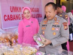 Kapolres Bengkulu Utara Borong Produk UMKM Bhayangkari Sebagai Bentuk Dukungan Ekonomi Kreatif