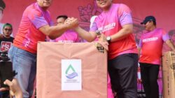Jajaran Personel Polres Bengkulu Utara Pastikan Keamanan Festival HUT  BU Dan Ikuti Event “BerAsa Runniversary