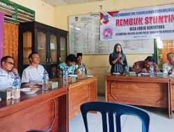 Pemdes Lubuk Semantung Gelar Rembuk Stunting dan Perencanaan Program Pembangunan Desa