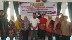 Desa Kulintang: Bintek Pelatihan Administrasi Pertanggungjawaban Pengelolaan Dana Desa tahun 2026
