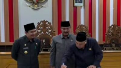 Rapat Paripurna DPRD BU tentang Pertanggungjawaban Pelaksanaan APBD Tahun Anggaran 2025