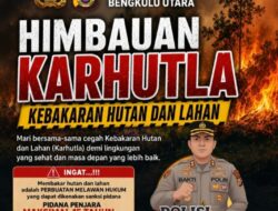 Jangan Bakar Hutan Sembarangan: Polres B/U Ingatkan Sanksi Pidana Penjara 15 Tahun dan Denda Rp15 Miliar