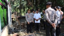 Kapolres BU Sambangi Langsung Korban Kebakaran Maut Di Desa Senali Sebagai Wujud Kepedulian Kepada Ahli Musibah