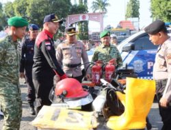 Polres Bengkulu Utara Gelar Pasukan dan Peralatan Antisipasi El-Nino dan Karhutla Siaga Tanggap Bencana