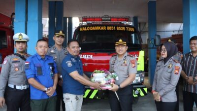 Kapolres Bengkulu Utara Kunjungi Pos Damkar Perkuat Sinergi Cegah Karhutla