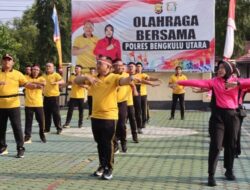 Polres BU Gelar Olahraga Bersama, Donor Darah, dan Lomba Meriahkan HUT RI ke – 81