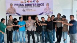 Kapolres Tegaskan Saat Press Release Tidak Ada Tempat Bagi Kejahatan Di Bengkulu Utara