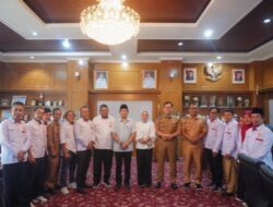 Bupati BU Menerima Kunjungan Pengurus KONI BU Koordinasi Persiapan Porprov bengkulu Tahun 2026
